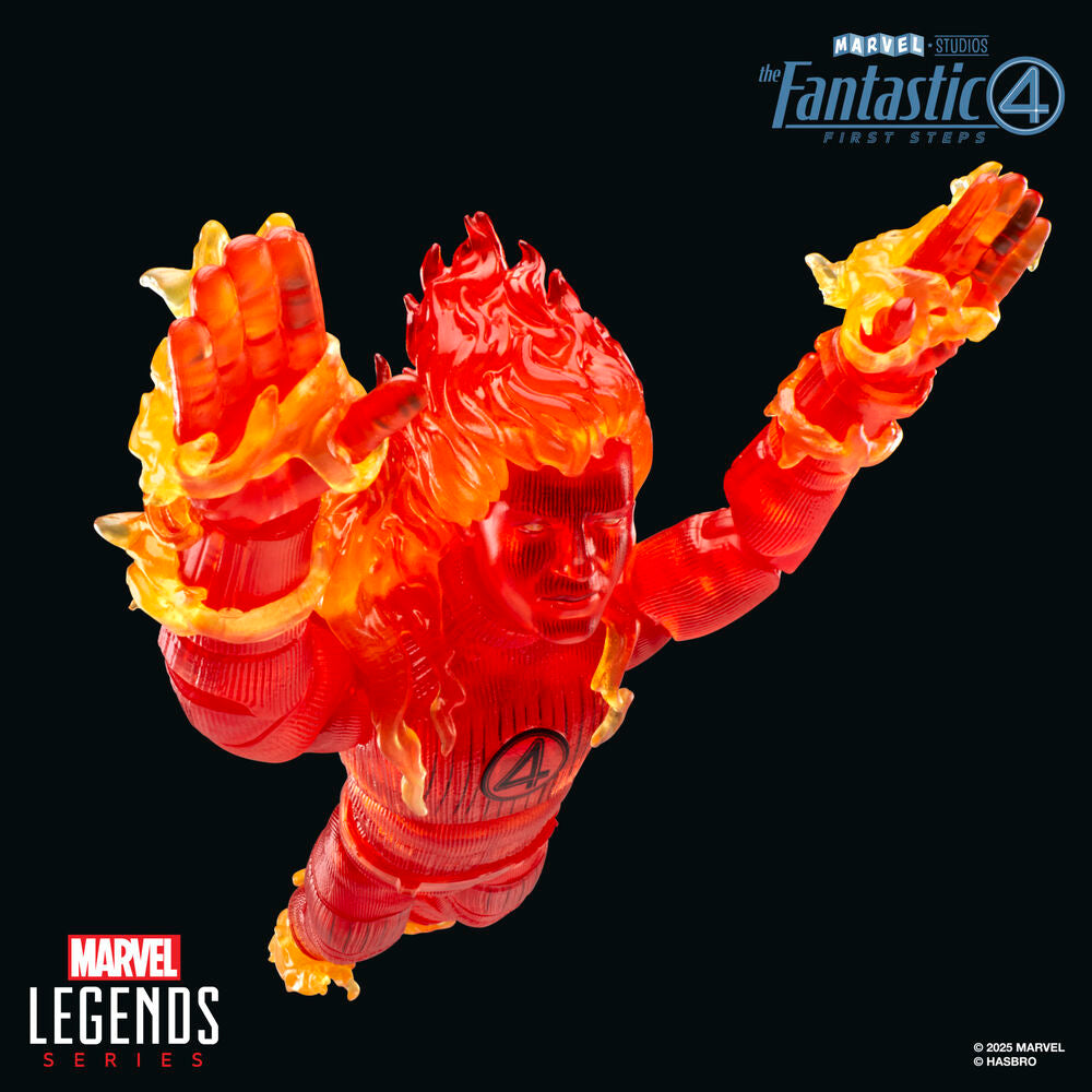 Imagen 8 - Figura Antorcha Humana Los 4 Fantasticos Marvel 15Cm