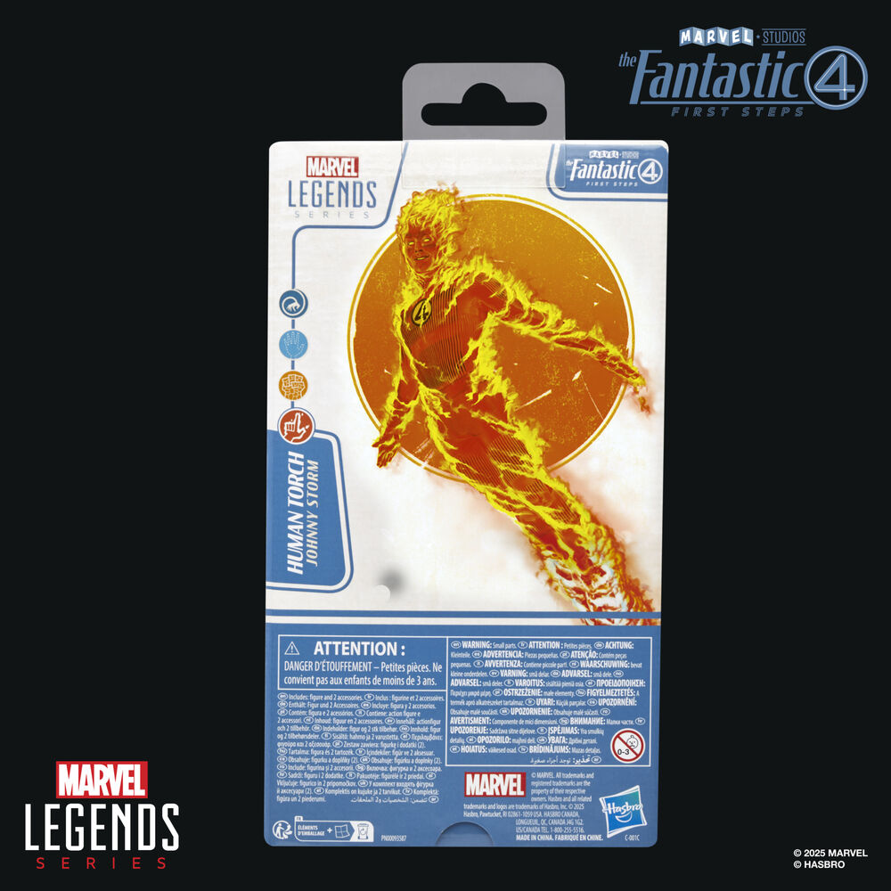 Imagen 11 - Figura Antorcha Humana Los 4 Fantasticos Marvel 15Cm