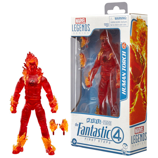Imagen 2 - Figura Antorcha Humana Los 4 Fantasticos Marvel 15Cm