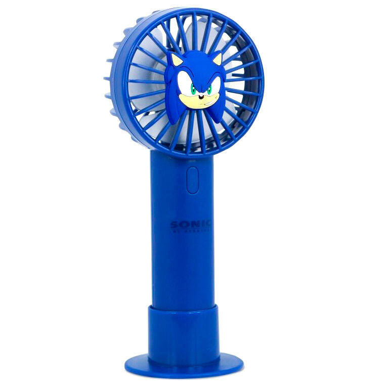 Imagen 1 - Mini Ventilador De Mano 3D Sonic The Hedgehog