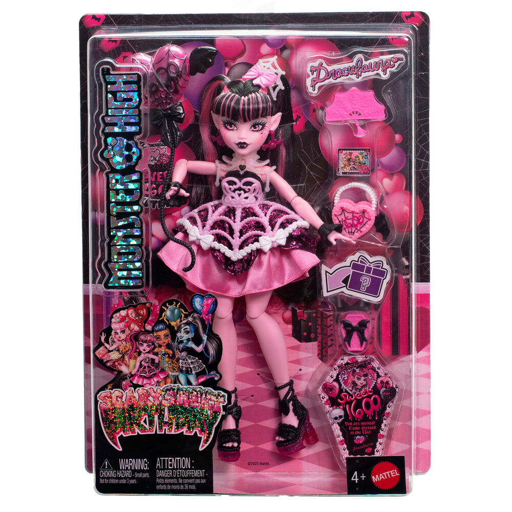 Imagen 6 - Muñeca Draculaura Scary Sweet Birthday 1600 Monster High