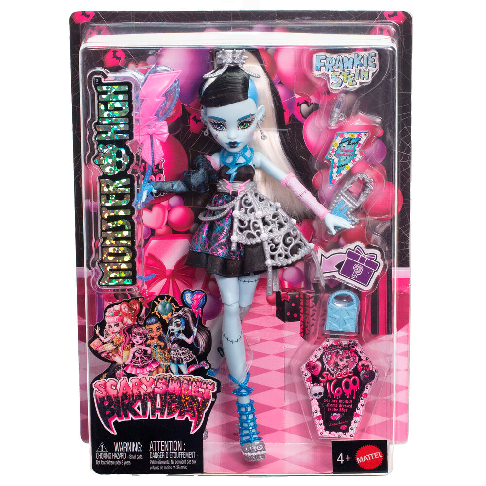 Imagen 4 - Muñeca Frankie Stein Scary Sweet Birthday 1600 Monster High