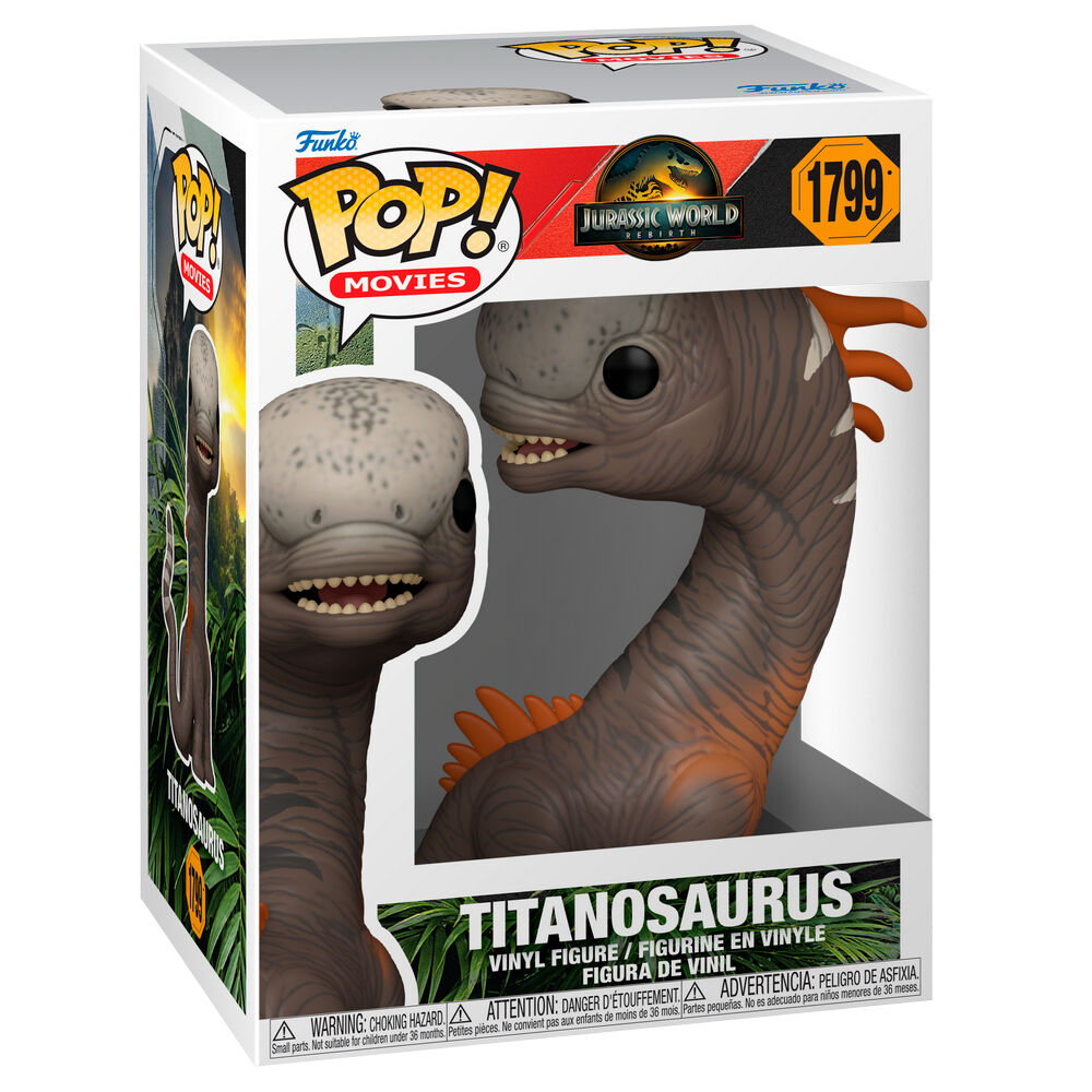 Imagen 1 - Figura Pop Jurassic World El Renacer Titanosaurus