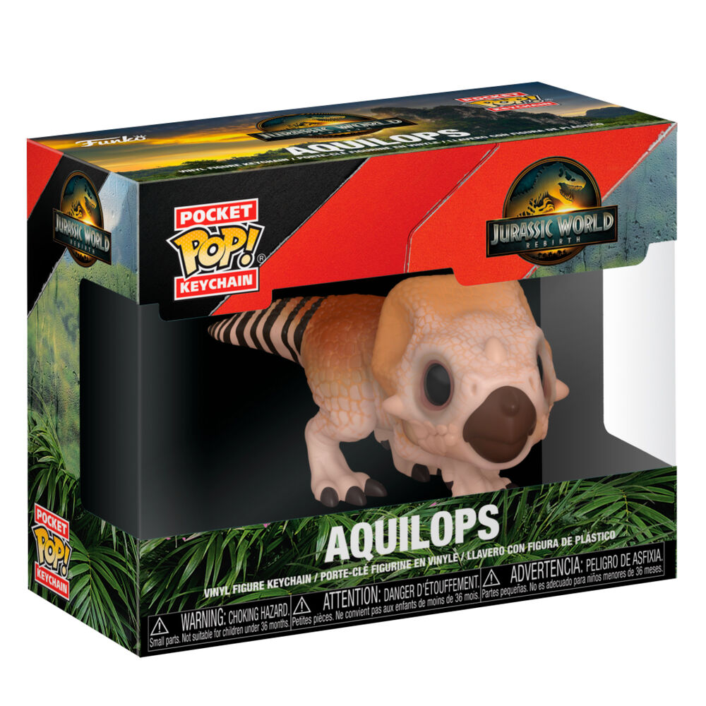 Imagen 1 - Llavero Pocket Pop Jurassic World El Renacer Aquilops