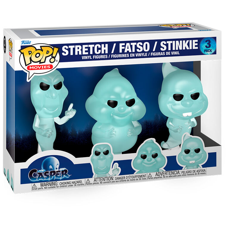 Imagen 2 - Blister 3 Figuras Pop Casper Ghostly Trio