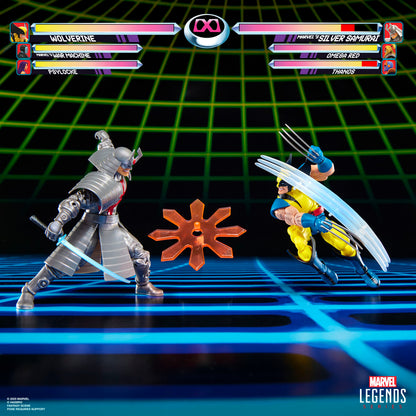 Imagen 4 - Blister 2 Figuras Wolverine & Silver Samurai Gameverse Marvel Legends 15Cm