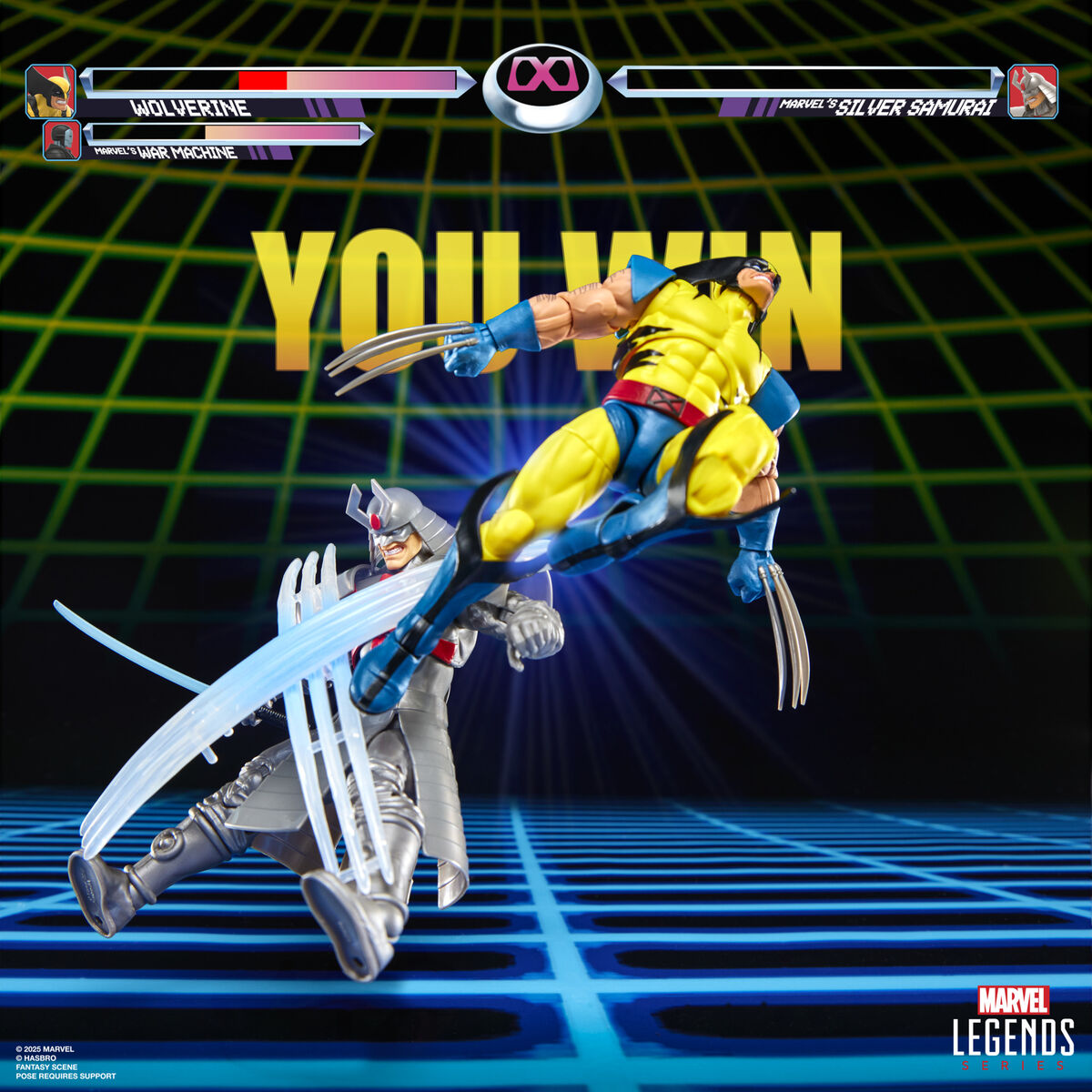 Imagen 6 - Blister 2 Figuras Wolverine & Silver Samurai Gameverse Marvel Legends 15Cm