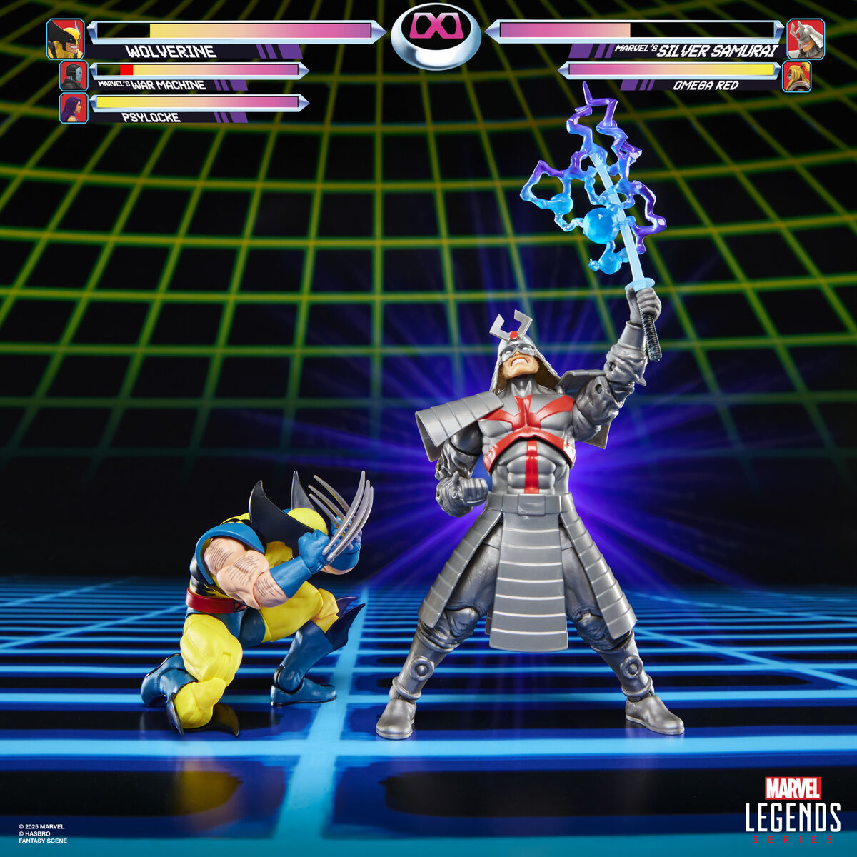 Imagen 12 - Blister 2 Figuras Wolverine & Silver Samurai Gameverse Marvel Legends 15Cm