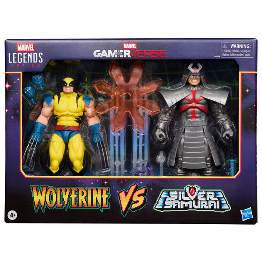 Imagen 1 - Blister 2 Figuras Wolverine & Silver Samurai Gameverse Marvel Legends 15Cm