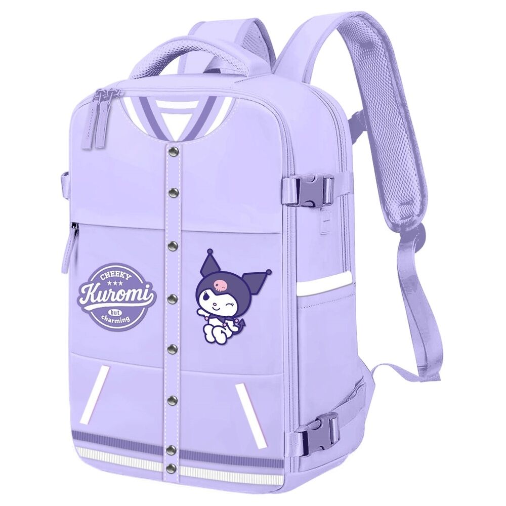 Imagen 1 - Mochila Varsity Kuromi Hello Kitty And Friends 40Cm