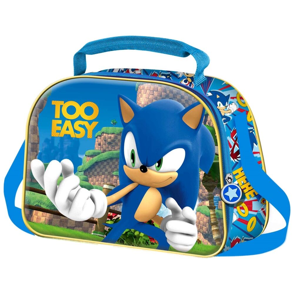 Imagen 1 - Bolsa Portameriendas 3D Easy Sonic The Hedgehog