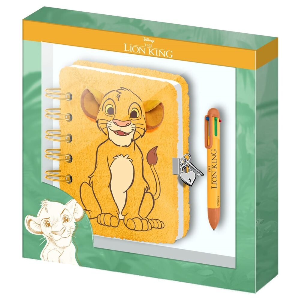 Imagen 1 - Diario Peluche + Boligrafo El Rey Leon Disney