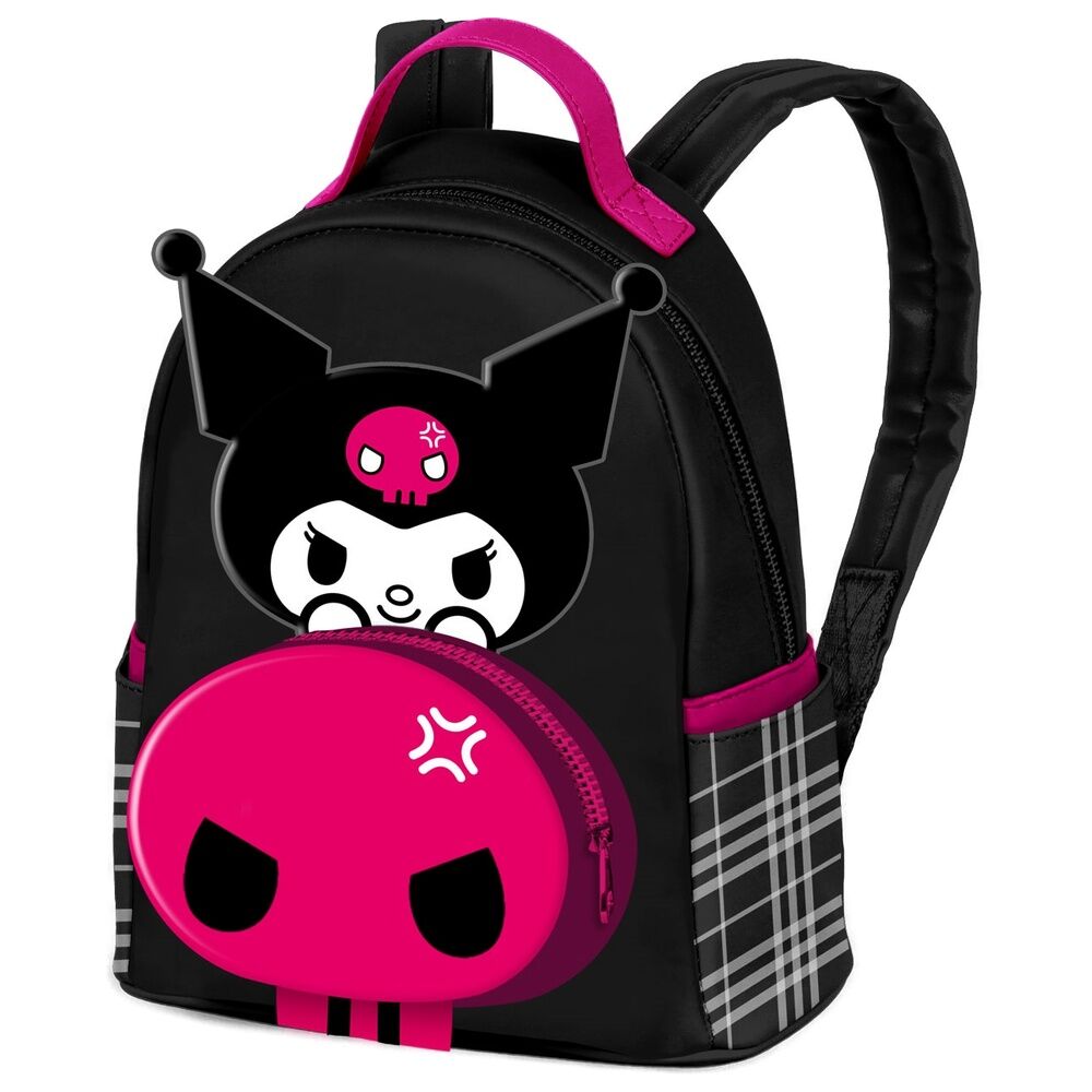 Imagen 1 - Mochila Skull Kuromi Hello Kitty And Friends 25Cm