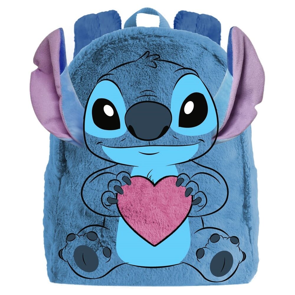 Imagen 1 - Mochila Peluche Corazon Stitch Disney