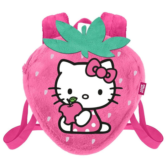 Imagen 1 - Mochila Peluche Fresa Hello Kitty