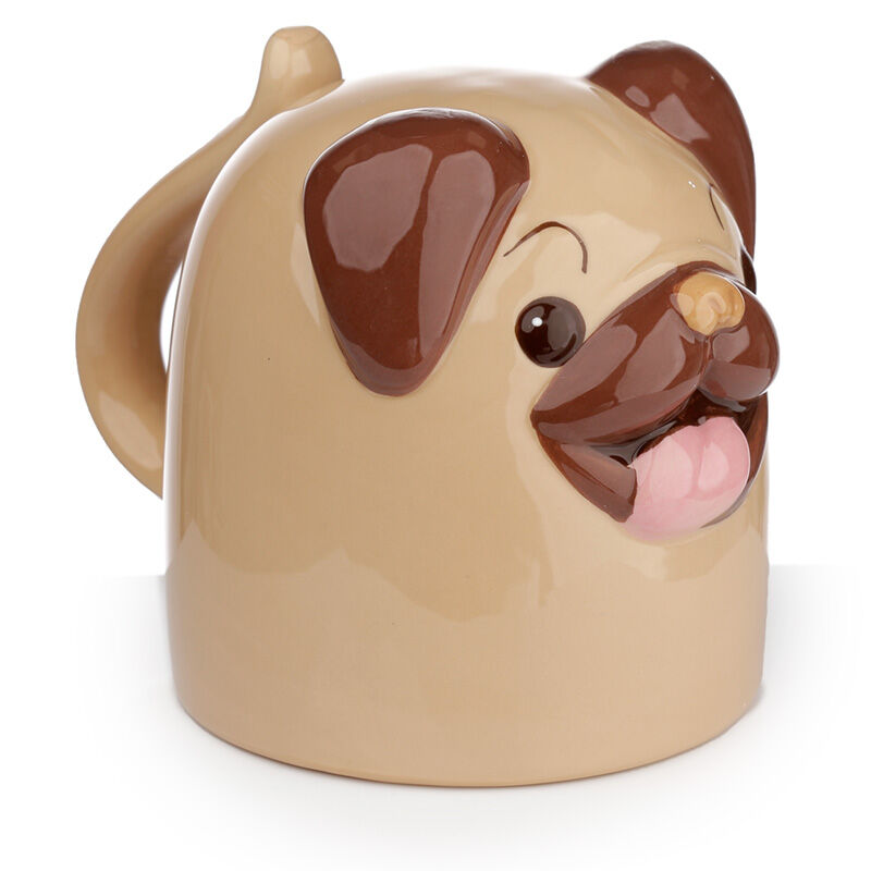 Imagen 2 - Taza 3D Perro Carlino 590Ml