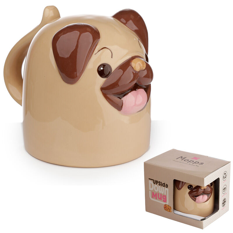 Imagen 3 - Taza 3D Perro Carlino 590Ml