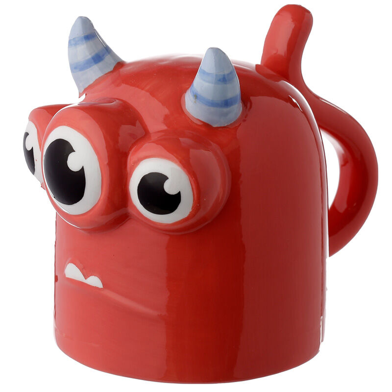 Imagen 2 - Taza 3D Monstruo Monstarz Rojo 550Ml