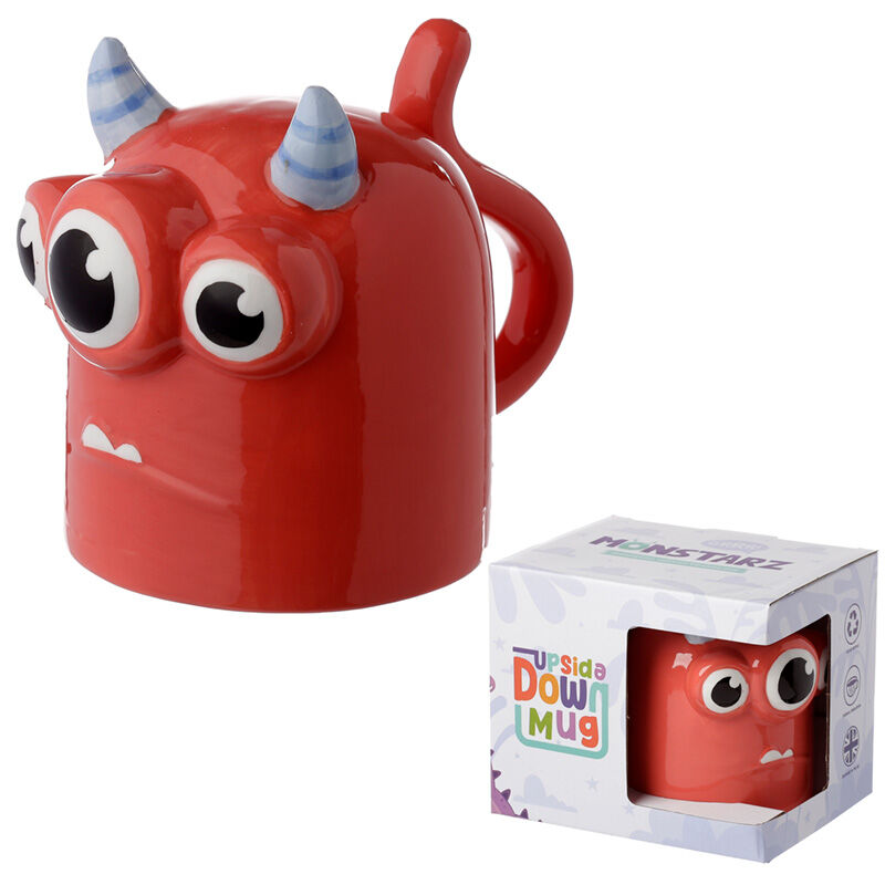 Imagen 5 - Taza 3D Monstruo Monstarz Rojo 550Ml