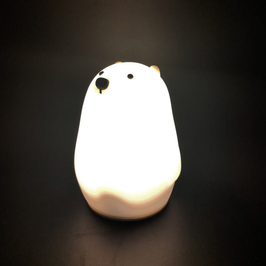 Imagen 1 - Lampara Nocturna Led Cambia De Color Oso Polar
