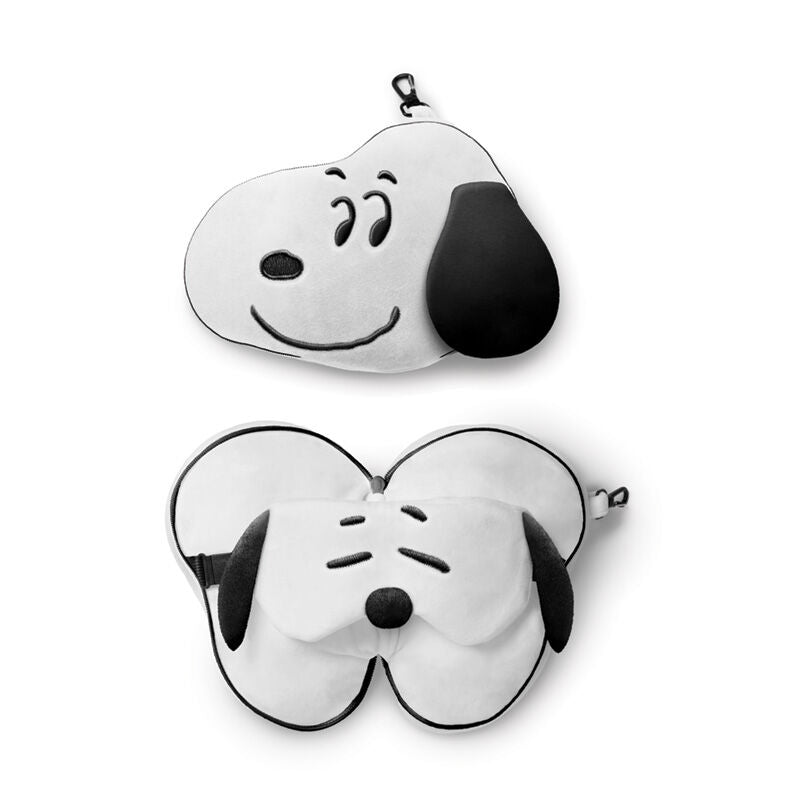 Imagen 1 - Almohada Viaje Antifaz Snoopy Relaxeazzz