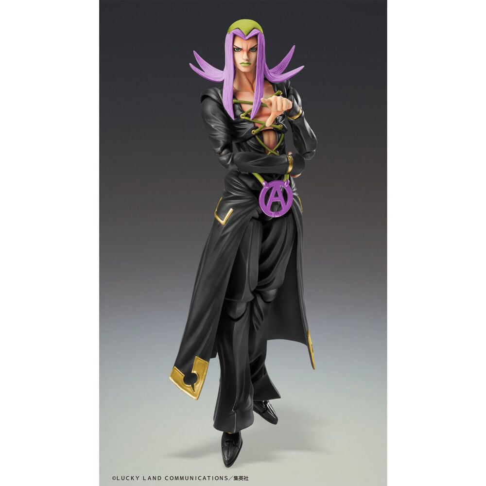 Imagen 2 - Figura Leone Abbachio Black Chozokado Jojos Bizarre Adventure Golden Wind 16Cm