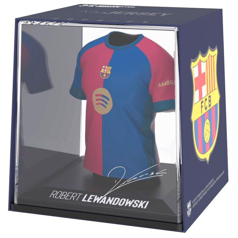 Imagen 1 - Figura Mini Camiseta Lewandowski Fc Barcelona