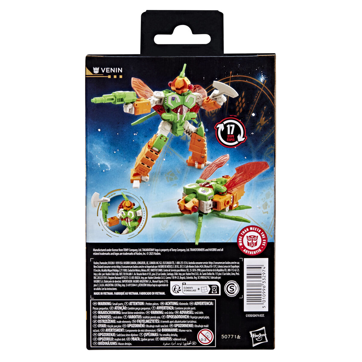 Imagen 4 - Figura Venim La Era De Los Primes Transformers 14Cm