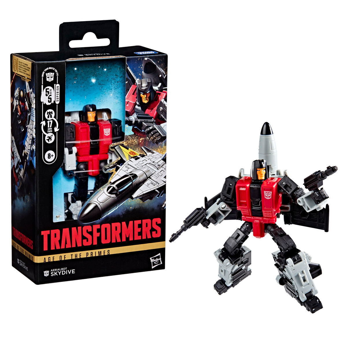Imagen 4 - Figura Skydive La Era De Los Primes Transformers 14Cm
