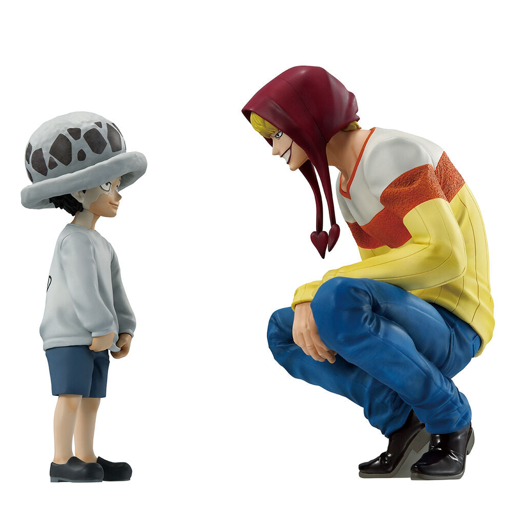 Imagen 1 - Figuras Ichibansho Trafalgar Law &#38; Corazon The Unbreakable Law One Piece 11Cm