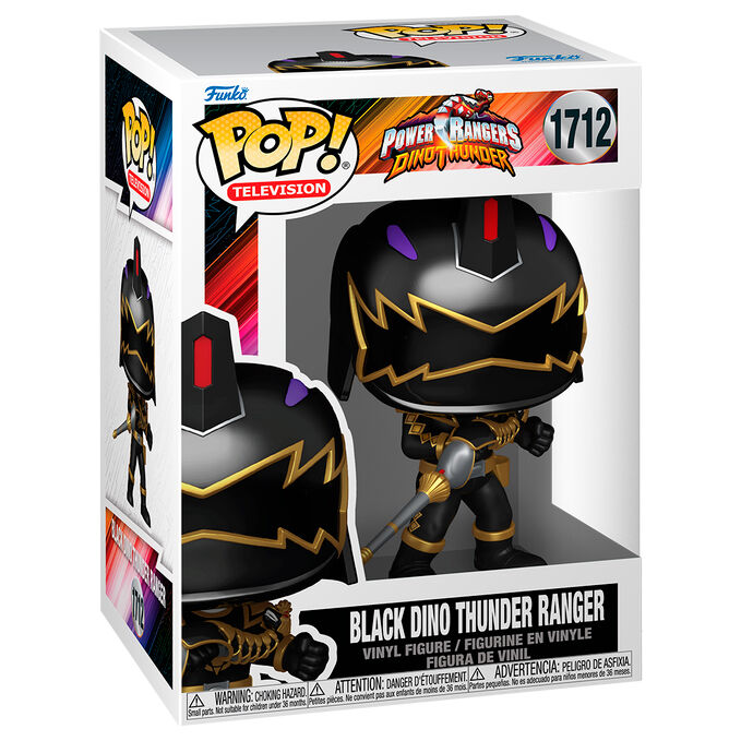 Imagen 1 - Figura Pop Power Rangers  Dino Thunder - Black Dino Thunder Ranger