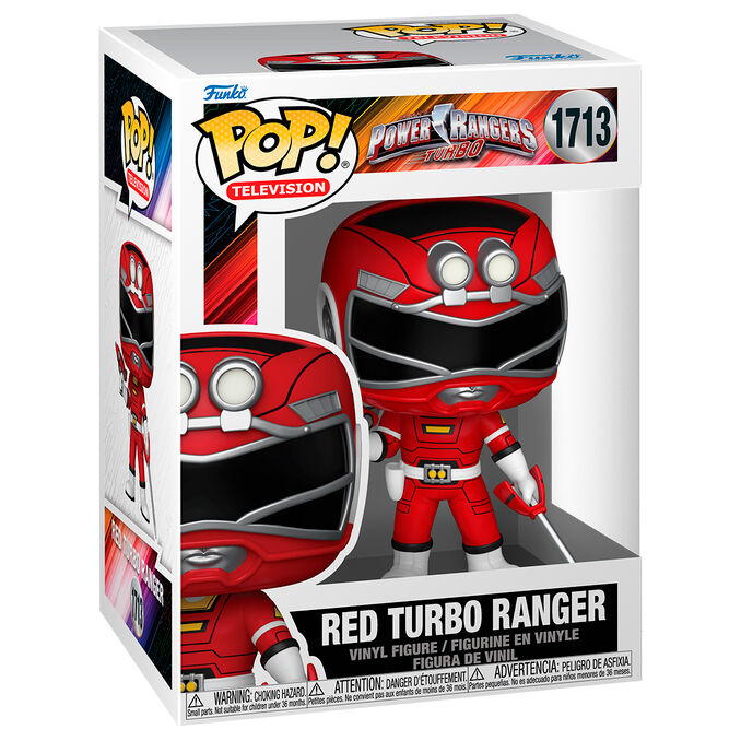Imagen 1 - Figura Pop Power Rangers Turbo - Red Turbo Ranger