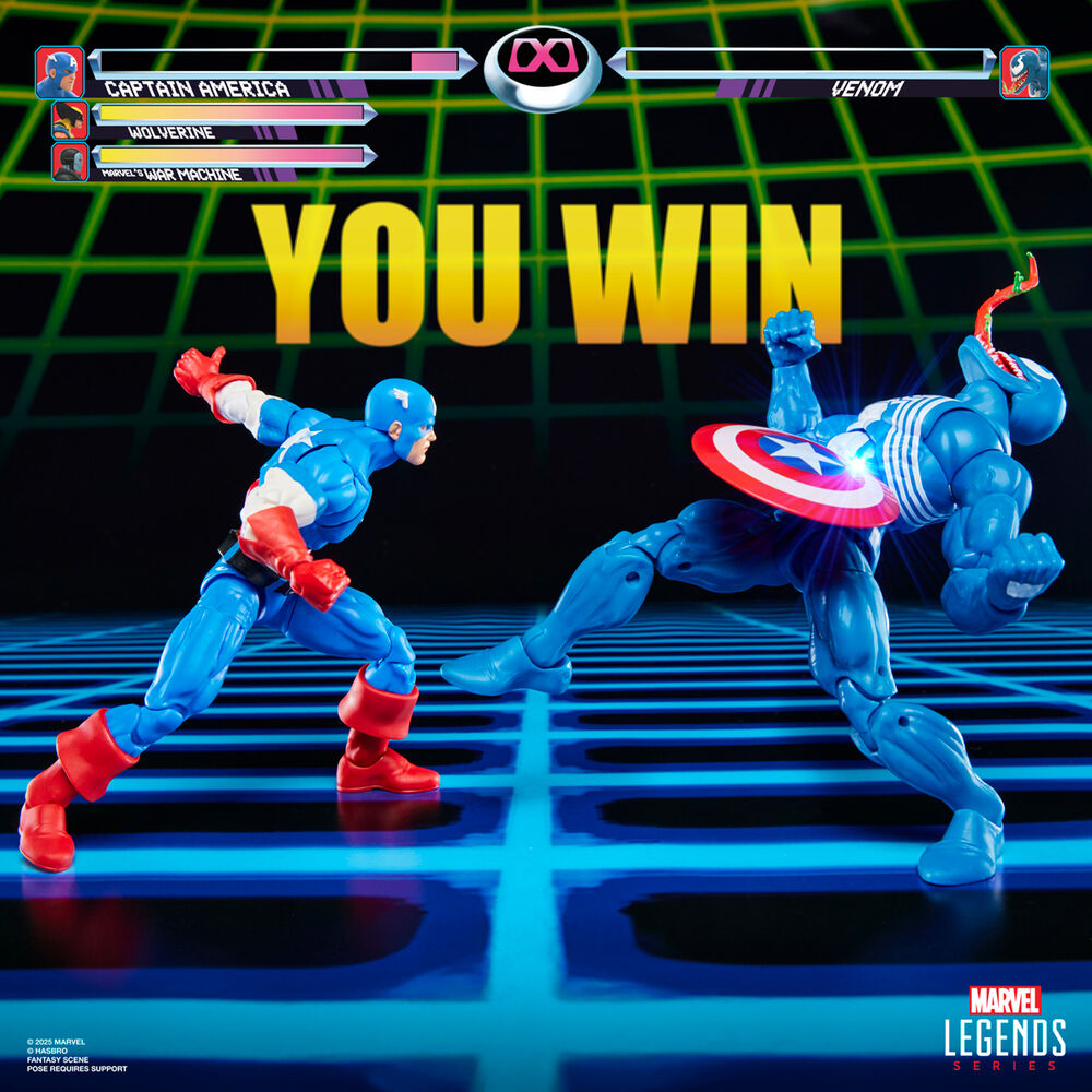 Imagen 4 - Blister 2 Figuras Capitan America & Venom Gameverse Marvel Legends Series 15Cm
