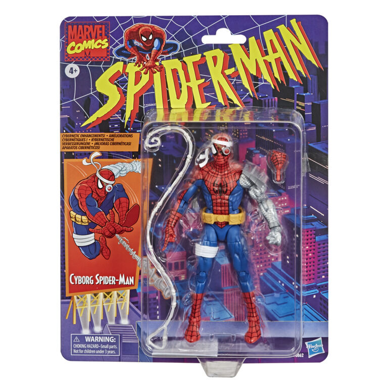 Imagen 1 - Figura Cyborg Spider-man - Spider-man Marvel Comics 15Cm