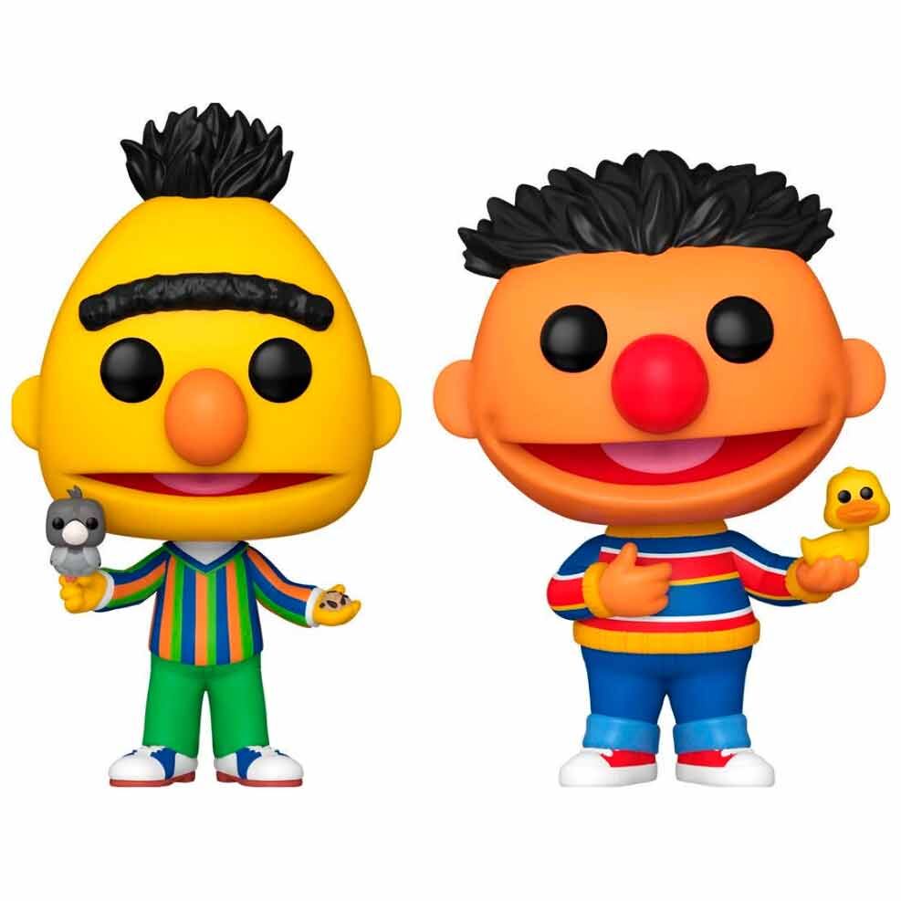Imagen 1 - Blister 2 Figuras Pop Barrio Sesamo Epi Y Blas Exclusive