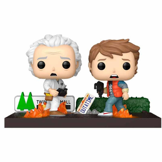 Imagen 2 - Figura Pop Moments Regreso Al Futuro Doc & Marty