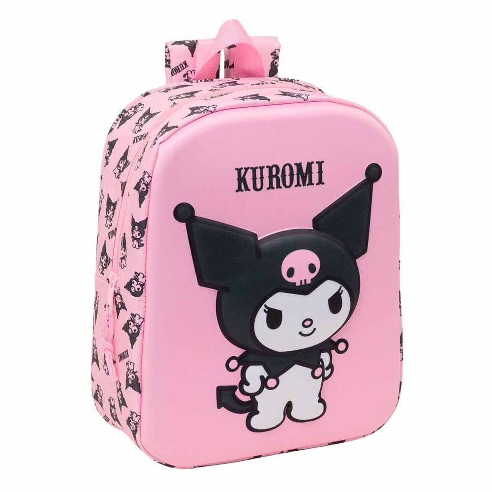 Imagen 1 - Mochila 3D Kuromi Hello Kitty 27Cm