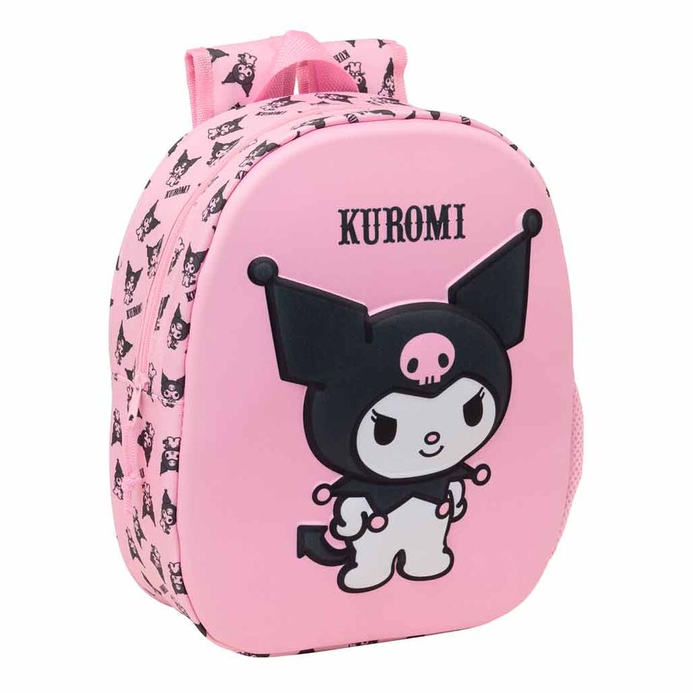 Imagen 1 - Mochila 3D Kuromi Hello Kitty 33Cm