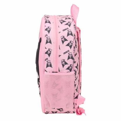 Imagen 3 - Mochila 3D Kuromi Hello Kitty 33Cm