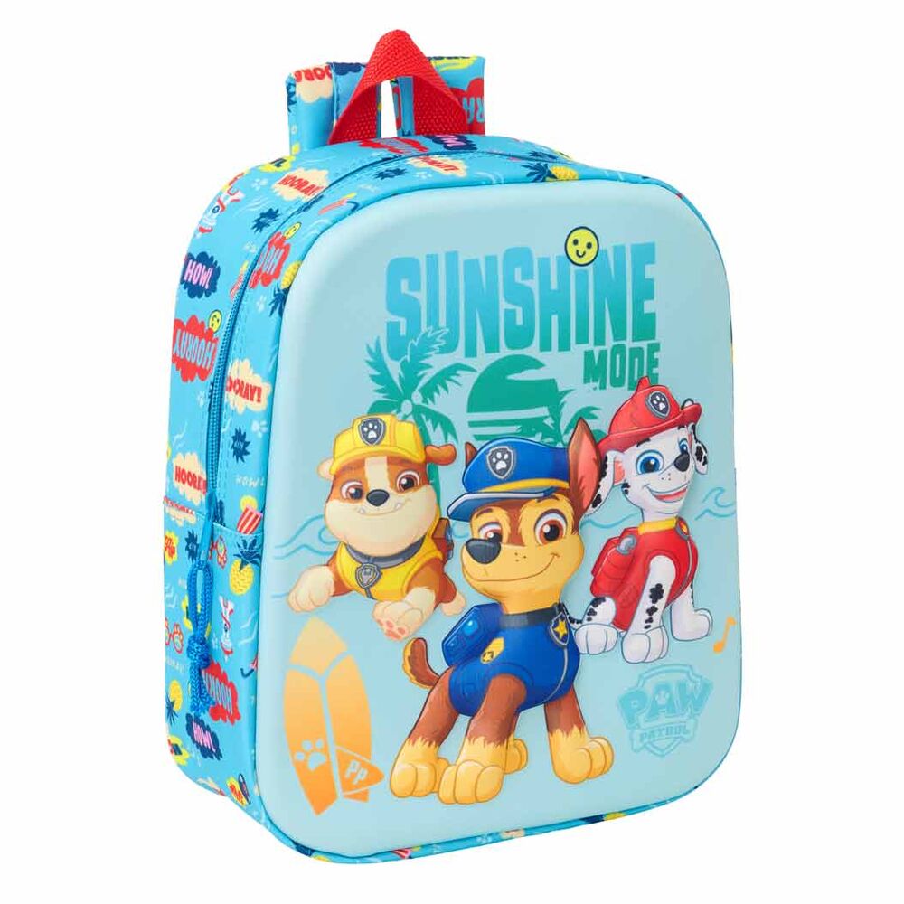 Imagen 3 - Mochila 3D Patrulla Canina Paw Patrol 27Cm