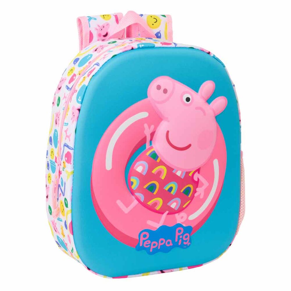 Imagen 3 - Mochila 3D Peppa Pig 33Cm