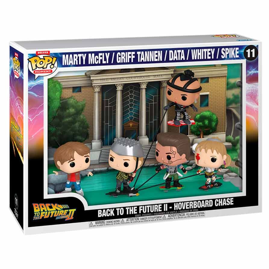 Imagen 1 - Figura Pop Moments Deluxe Regreso Al Futuro Back To The Future Hoverboard Chase