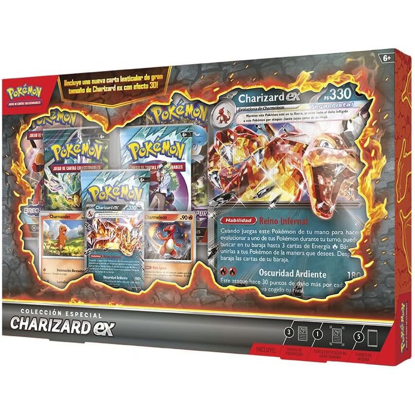 Imagen 5 - Blister Cartas Charizard Pokemon Español
