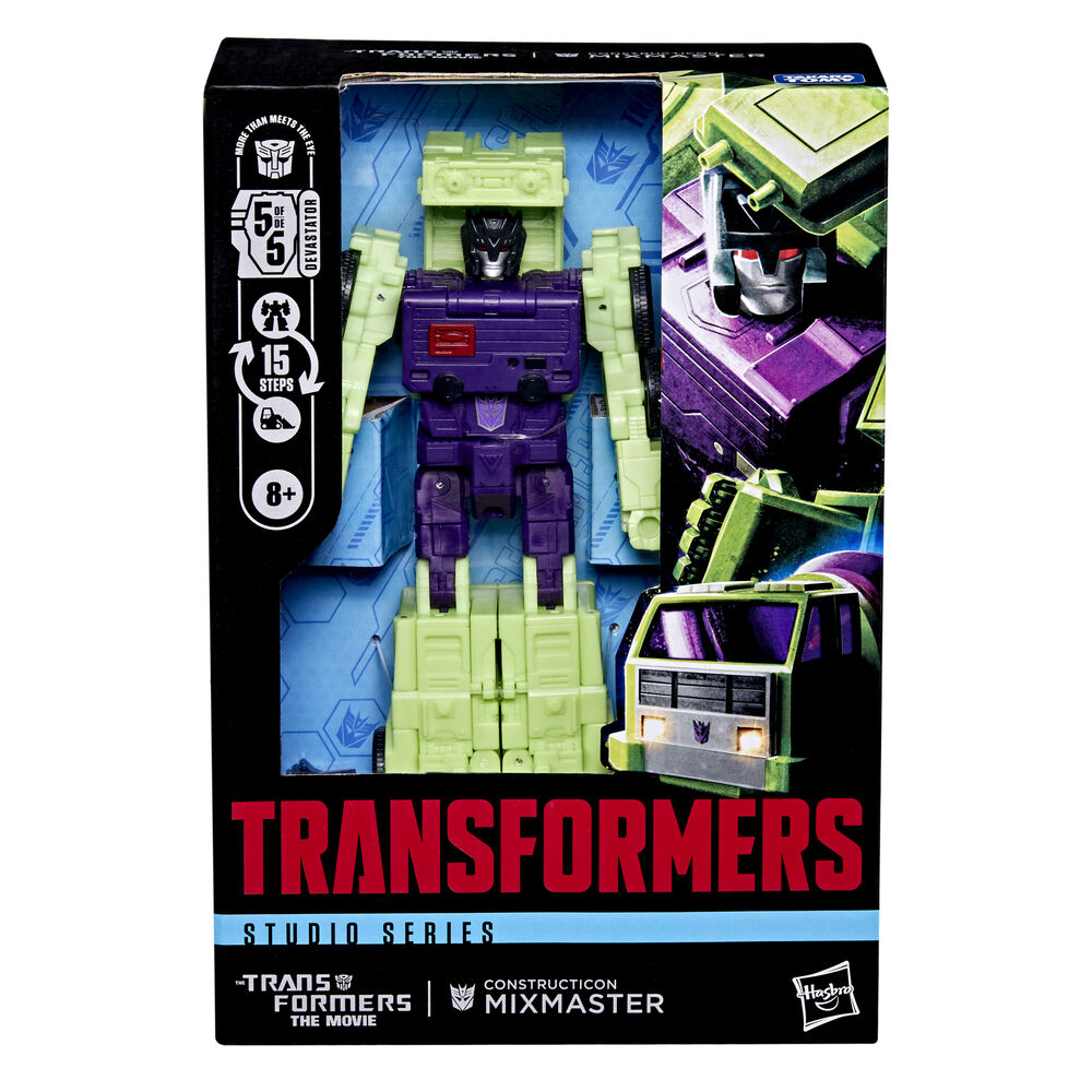 Imagen 1 - Figura Constructicon Mixmaster Studio Series Transformers The Movie 11,5Cm