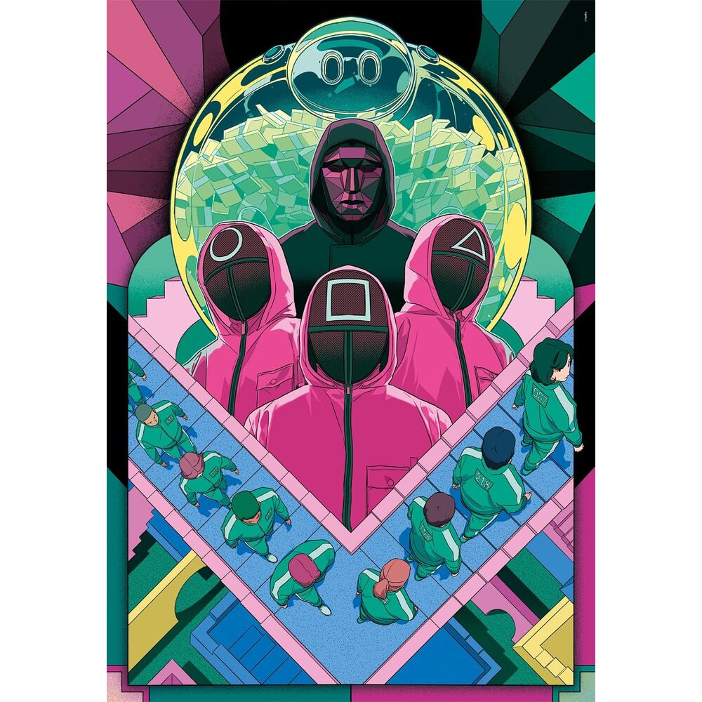 Imagen 2 - Puzzle El Juego Del Calamar 2 1000Pzs