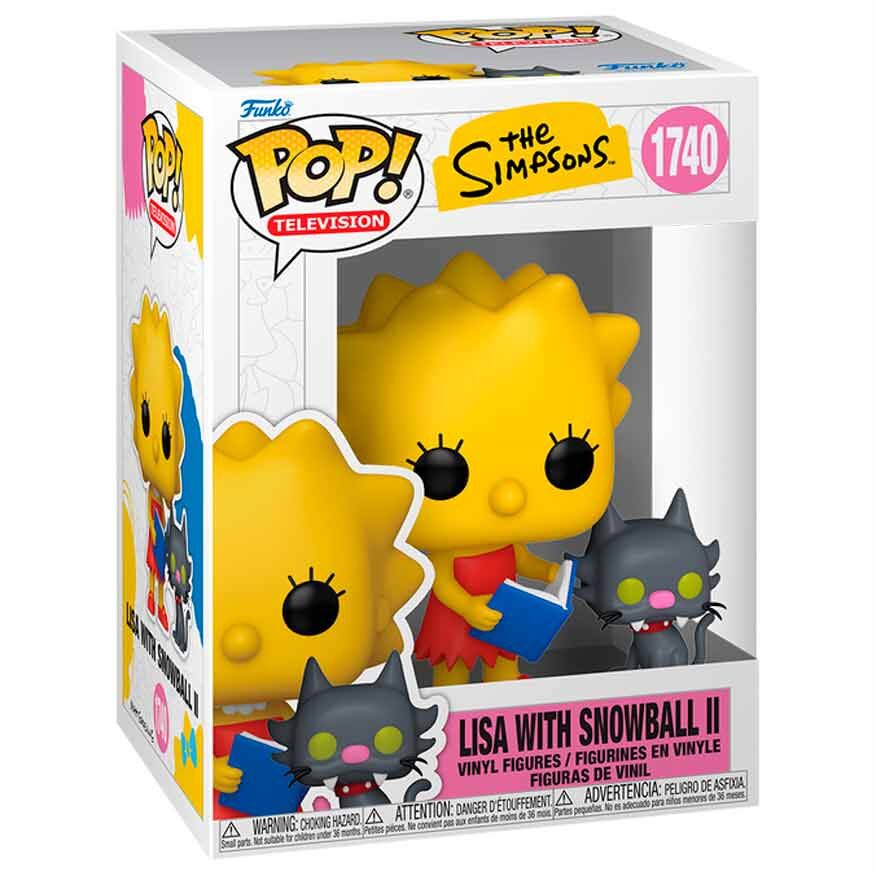 Imagen 2 - Figura Pop Los Simpsons Lisa With Snowball Ii