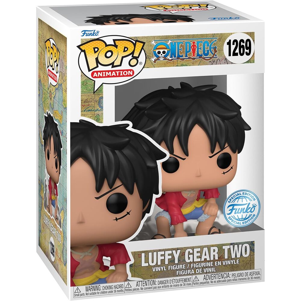 Imagen 2 - Figura Pop One Piece Luffy Gear Two Exclusive