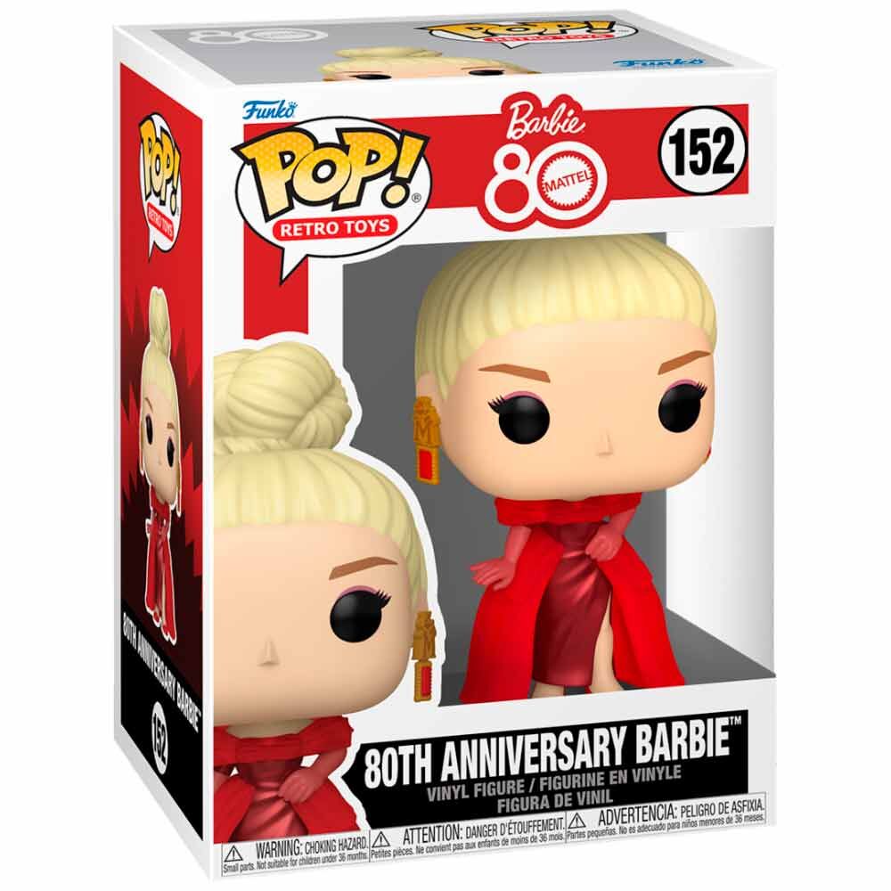 Imagen 1 - Figura Pop Barbie 80Th Anniversary Barbie