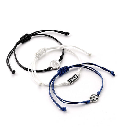 Imagen 2 - Set 3 Pulseras Amistad Real Madrid