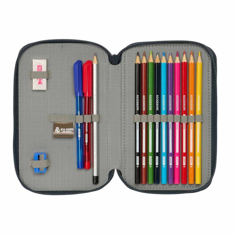 Imagen 4 - Plumier Real Madrid 25/26 37Pzs Doble